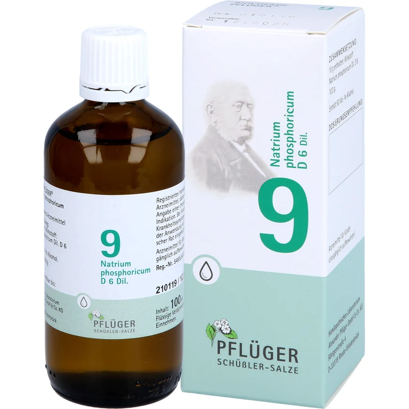 Biochemie Nr.9 Natrium phosphoricum D6 Pflüger Dil., 100 ml TRO