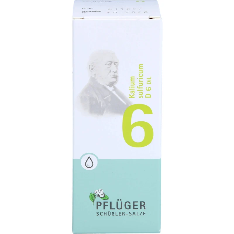 Biochemie Nr.6 Kalium sulfuricum D6 Pflüger Dil., 100 ml TRO