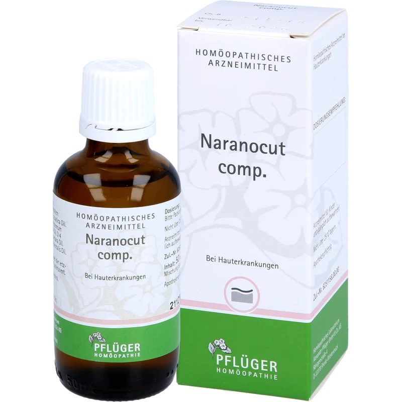 Pflüger Naranocut comp. Tropfen bei Hauterkrankungen, 50 ml Lösung