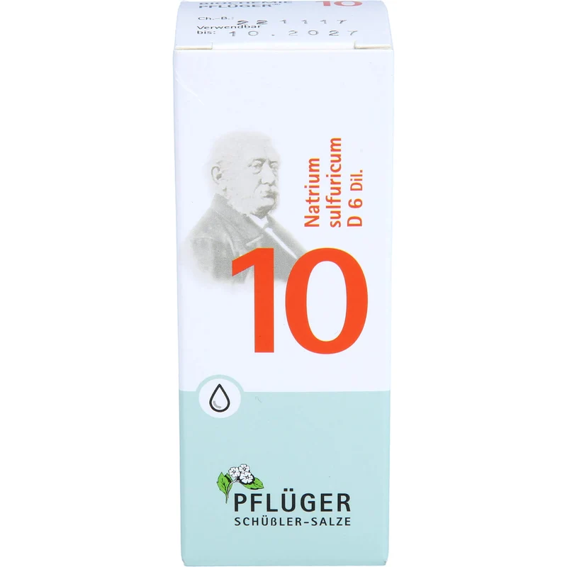 Biochemie Nr.10 Natrium sulfuricum D6 Pflüger Dil., 30 ml TRO