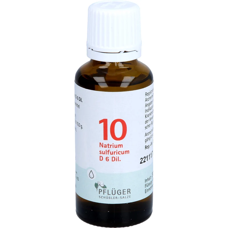 Biochemie Nr.10 Natrium sulfuricum D6 Pflüger Dil., 30 ml TRO