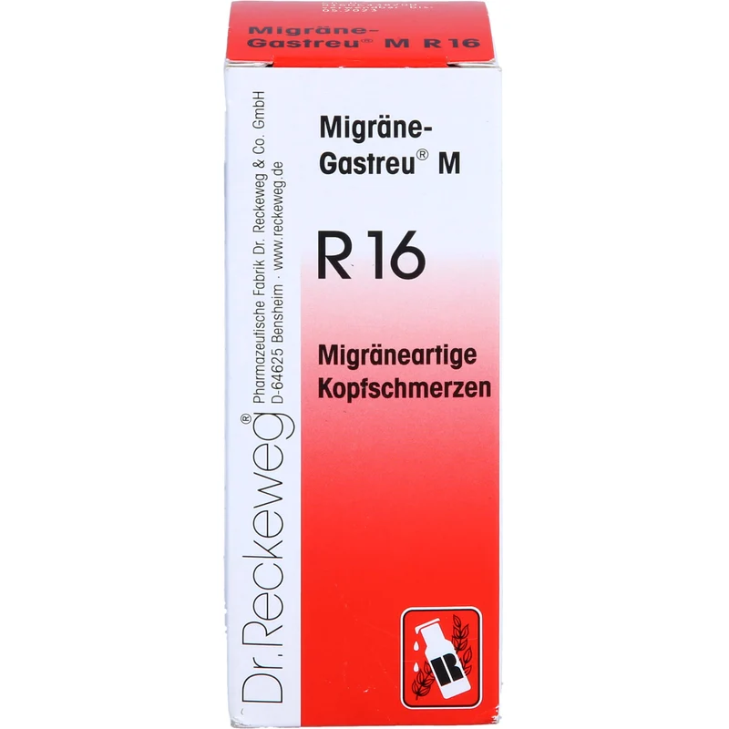 Dr. Reckeweg Migräne-Gastreu M R16 Tropfen, 50 ml Lösung
