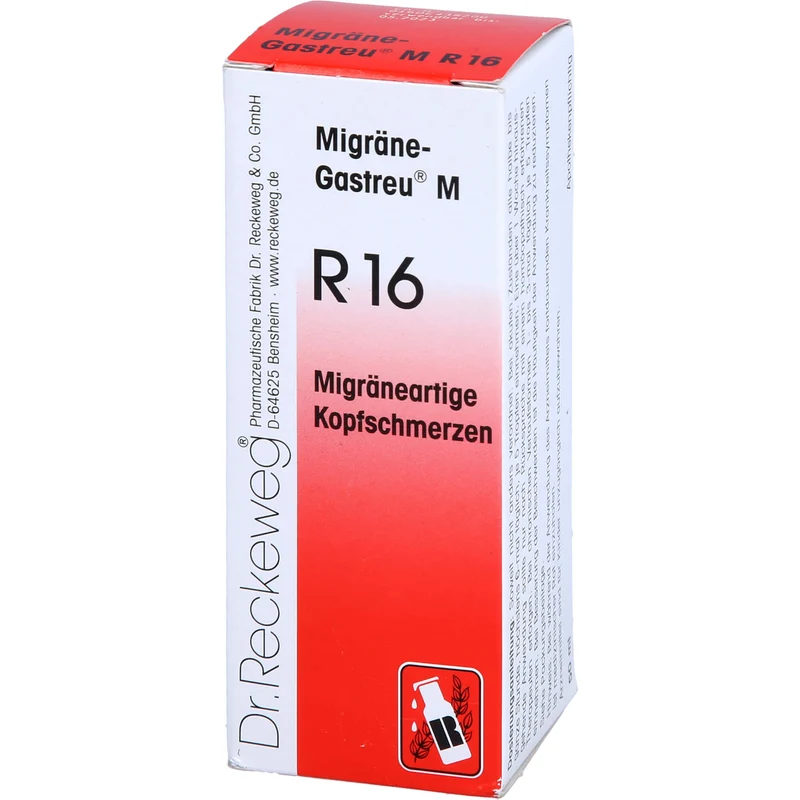 Dr. Reckeweg Migräne-Gastreu M R16 Tropfen, 50 ml Lösung