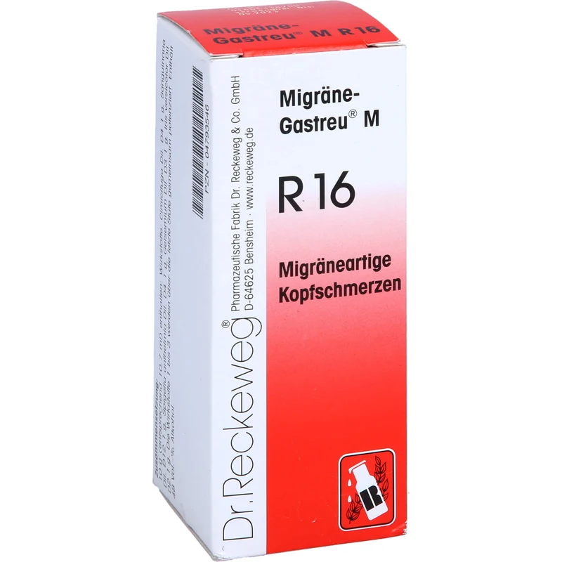 Dr. Reckeweg Migräne-Gastreu M R16 Tropfen, 50 ml Lösung