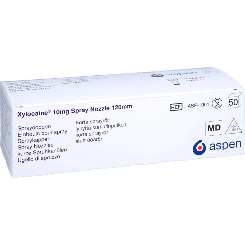 Xylocain Sprühkanülen K 12cm, 50 St KAN