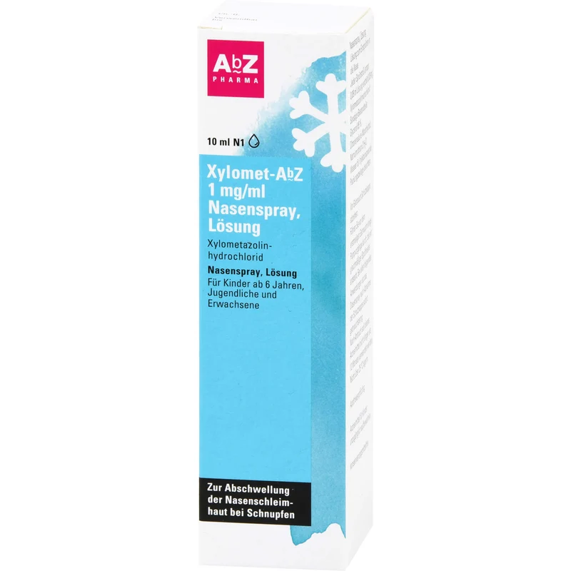 Xylomet-AbZ 1 mg/ml Nasenspray zur Abschwellung der Nasenschleimhaut, 10 ml Lösung