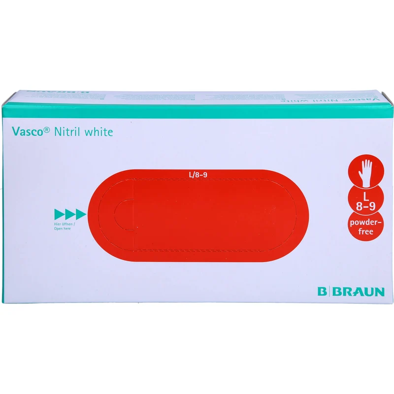 VASCO NITRIL WHITE UH L, 100 St HAS