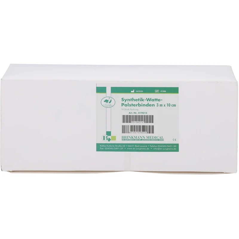 SYNTHETIK WATTE POLSTERBINDE 3MX10CM, 10 St BIN