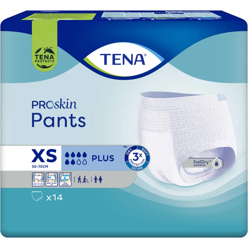 TENA PANTS PLUS XS CONFIO, 14 St