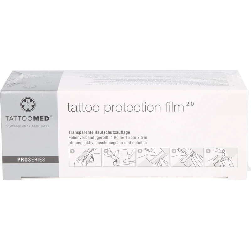 TattooMed tattoo protection film - 2,0 - 15 cm x 5m, 1 St. Packung