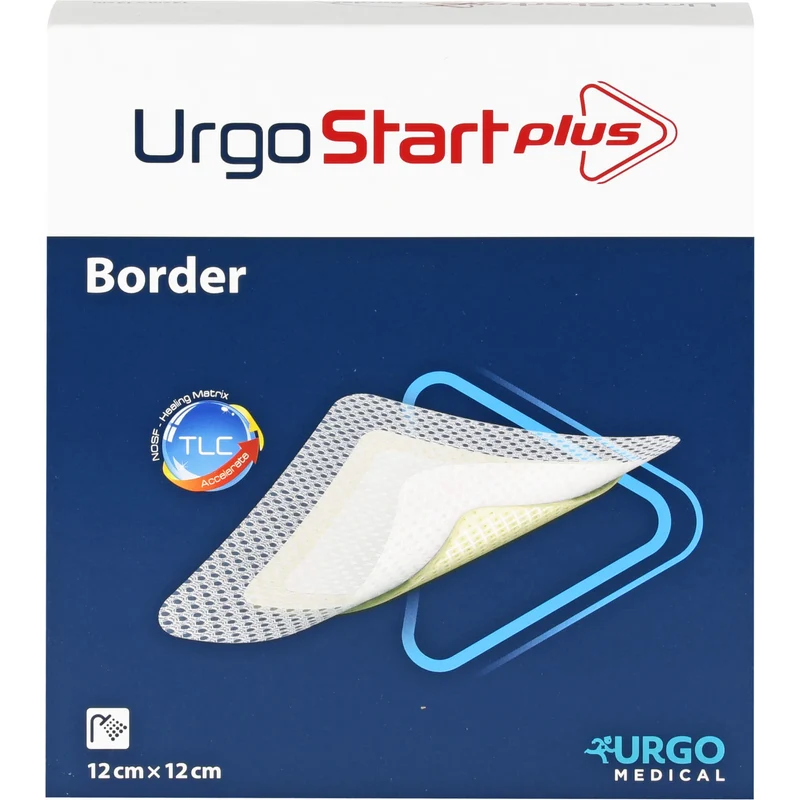 UrgoStart Plus Border 12x12 cm, 10 St VER
