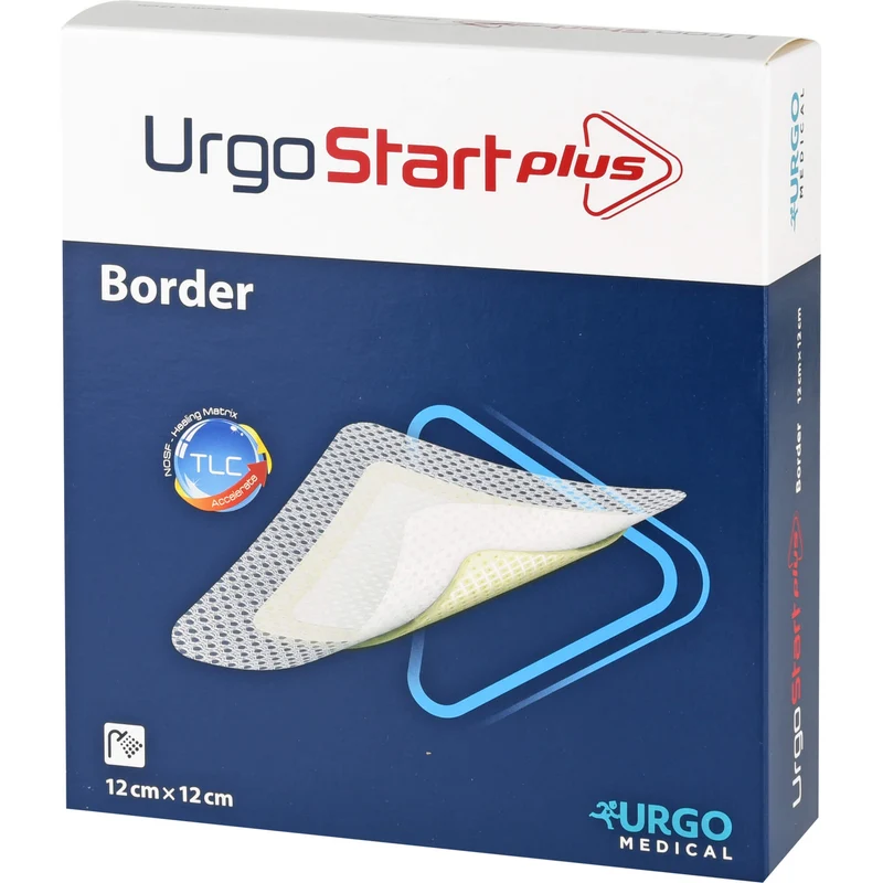 UrgoStart Plus Border 12x12 cm, 10 St VER