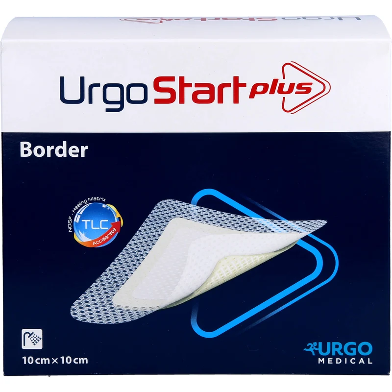 UrgoStart Plus Border 10x10 cm, 20 St VER