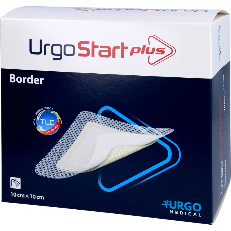 UrgoStart Plus Border 10x10 cm, 20 St VER