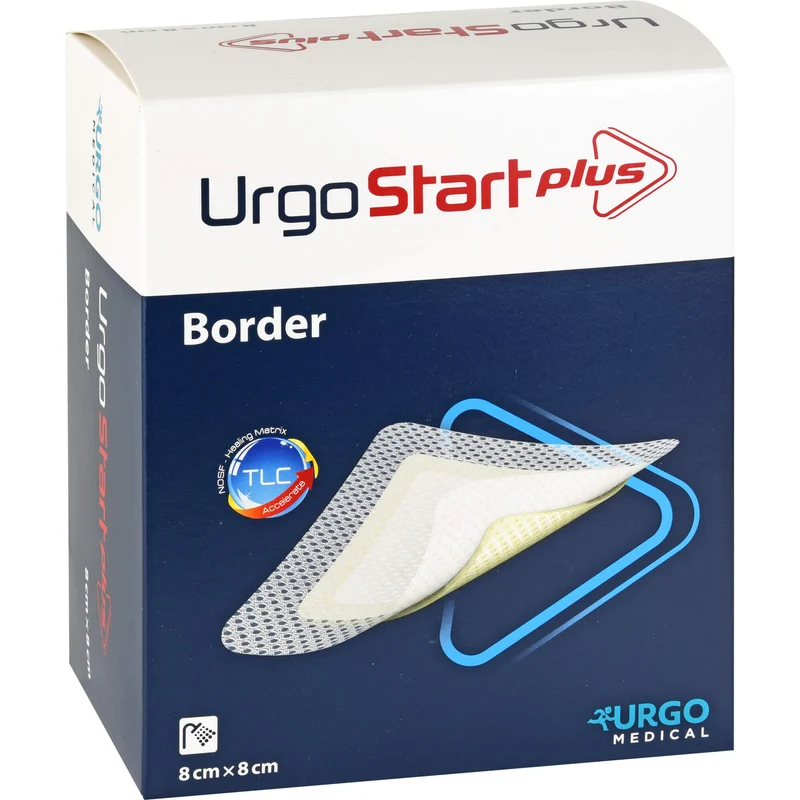 UrgoStart Plus Border 8x8 cm, 20 St VER