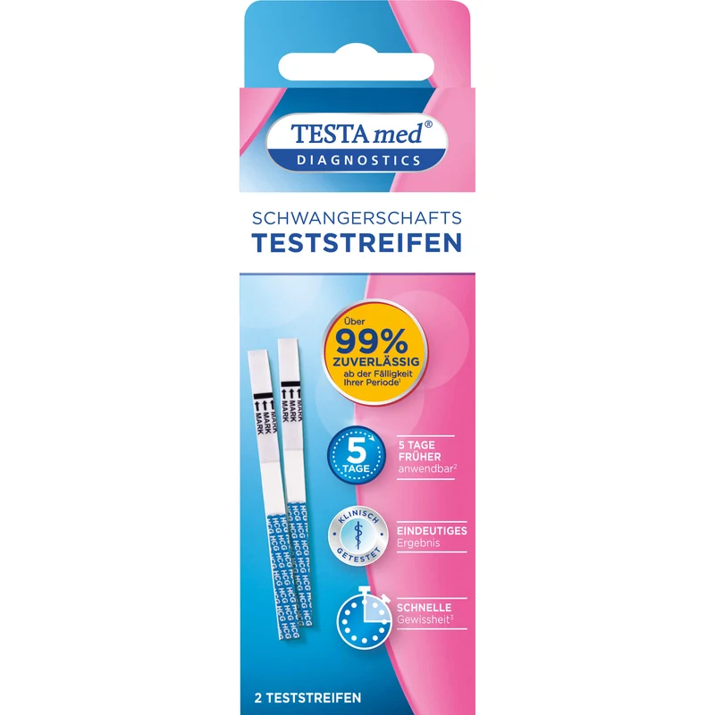 TESTAmed Schwangerschaftstest 2er, 1 P TES