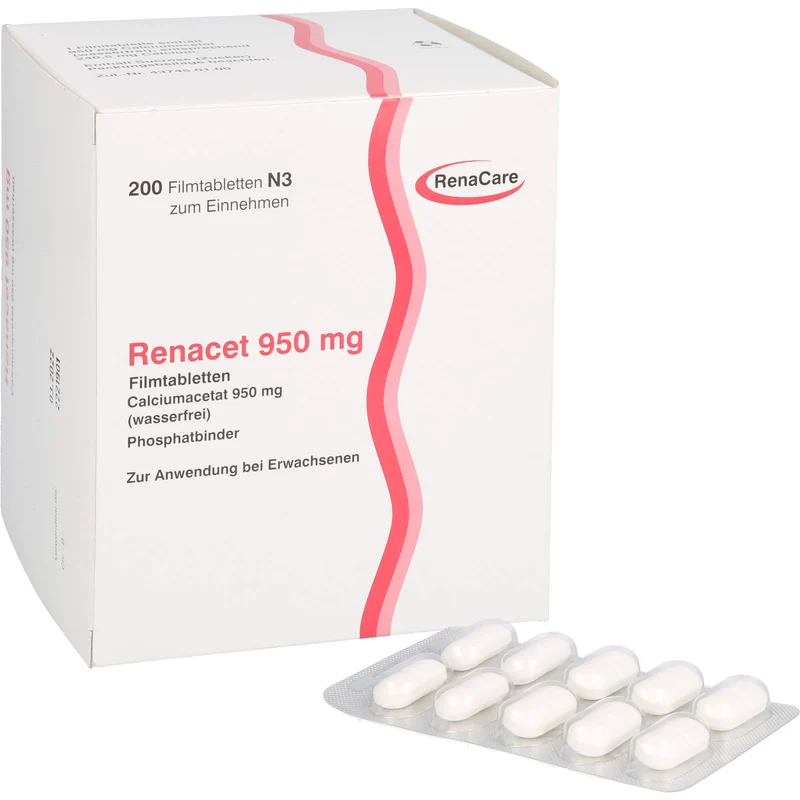 Renacet 950 mg Filmtabletten, 200 St FTA