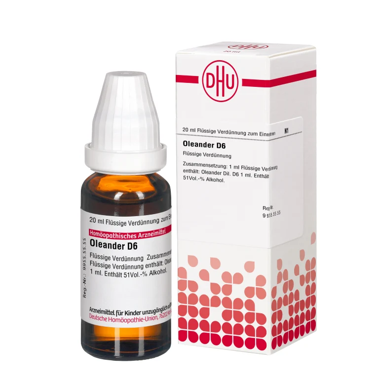 Oleander D6 DHU Dilution, 20 ml Lösung