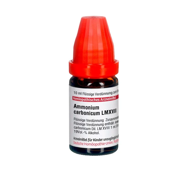Ammonium carbonicum LM XVIII DHU Dilution, 10 ml Lösung
