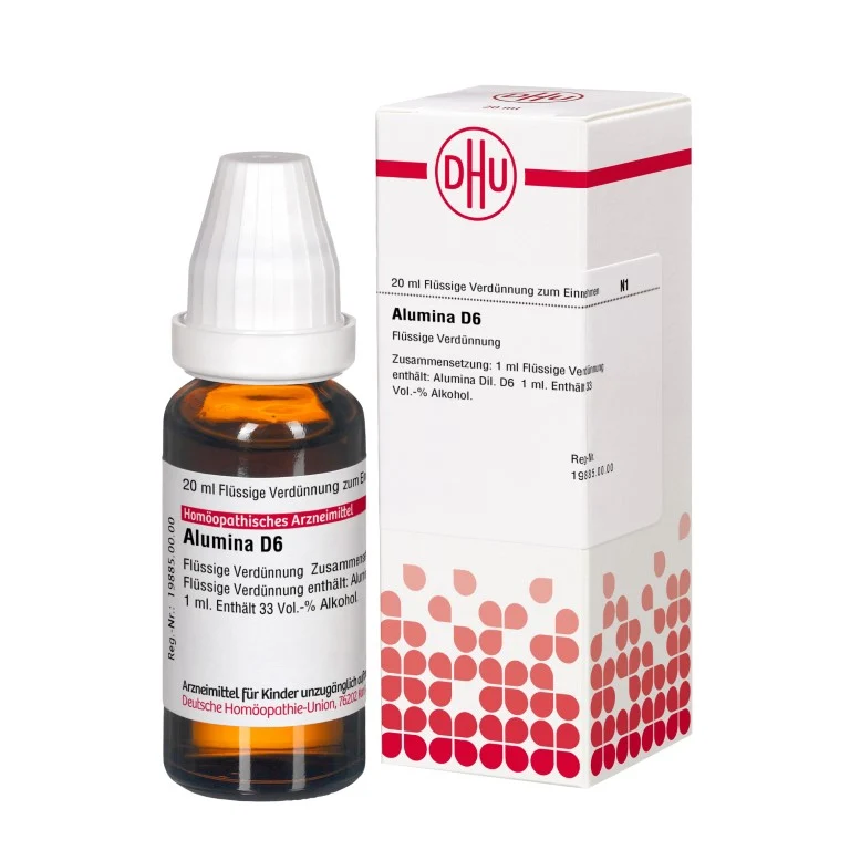 DHU Alumina D6 Dilution, 20 ml Lösung