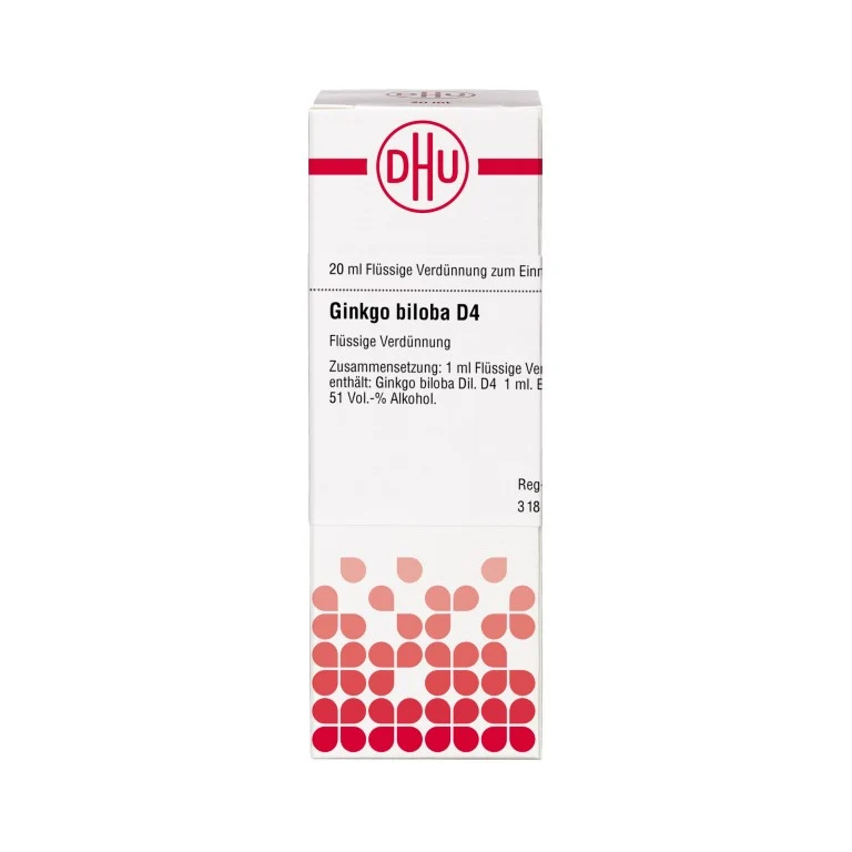 Ginkgo biloba D4 DHU Dilution, 20 ml Lösung