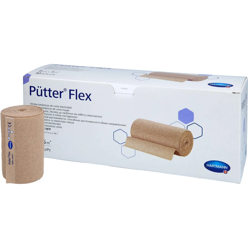 Pütter Flex Binde 8cmx5m, 10 St BIN