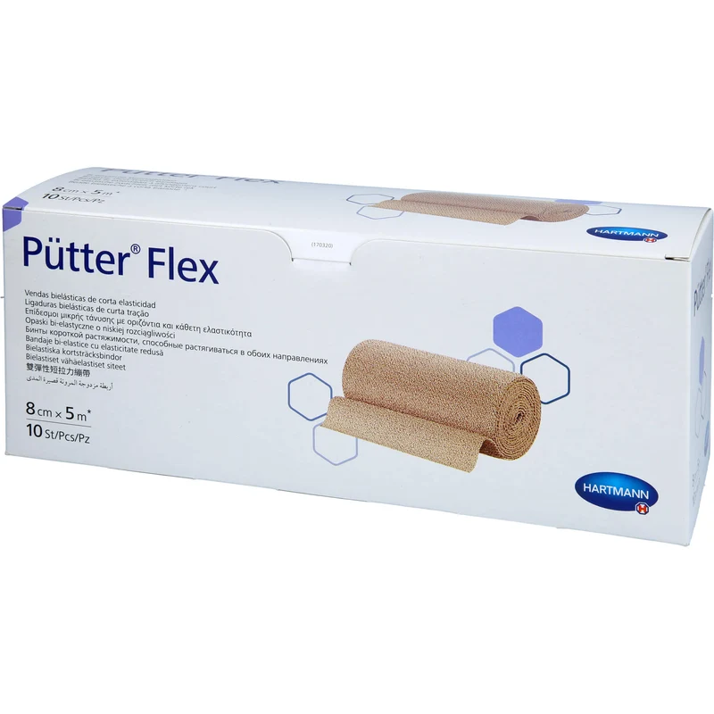 Pütter Flex Binde 8cmx5m, 10 St BIN