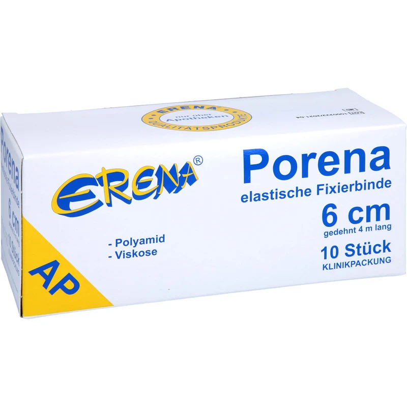 PORENA ELAST MULLBINDE 6CM, 10 St BIN