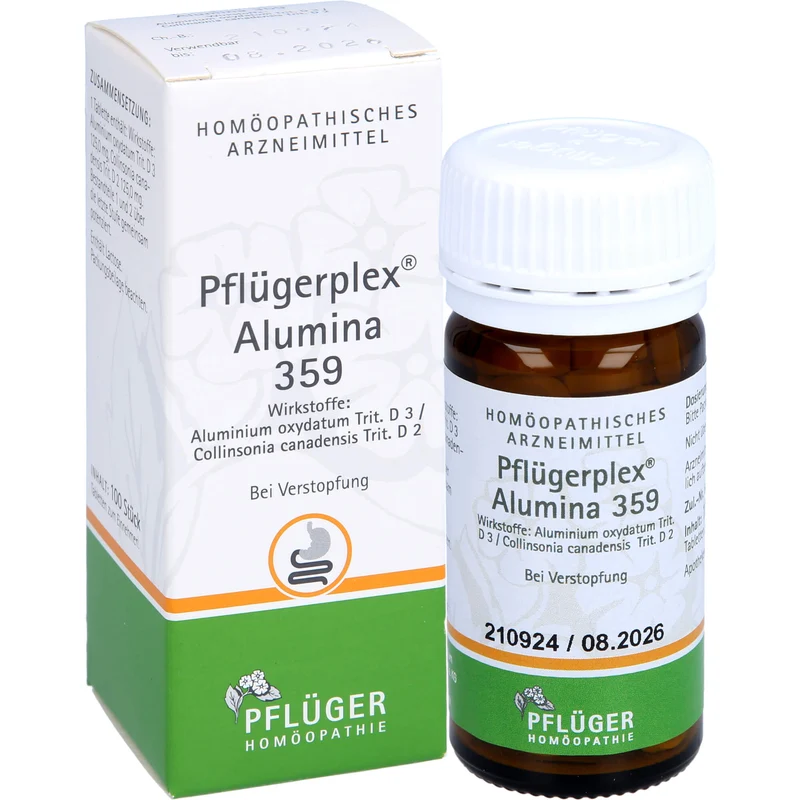Pflügerplex Alumina 359 Tabletten bei Verstopfung, 100 St. Tabletten