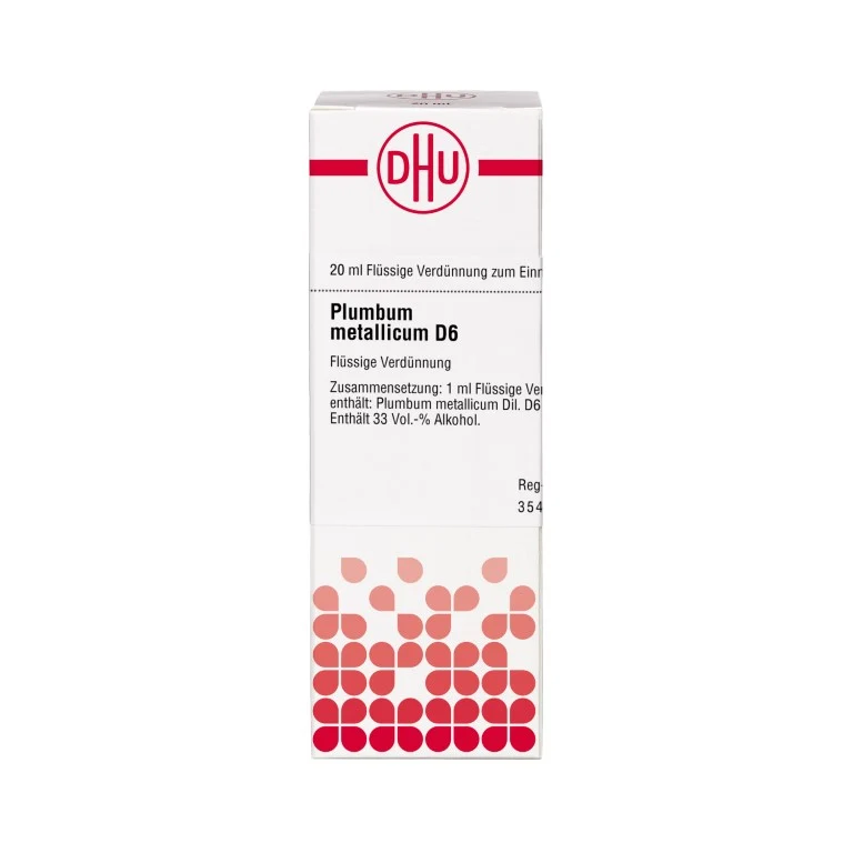Plumbum metallicum D6 DHU Dilution, 20 ml Lösung