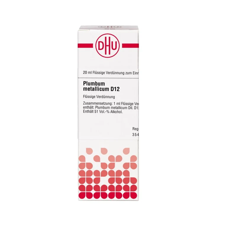 Plumbum metallicum D12 DHU Dilution, 20 ml Lösung