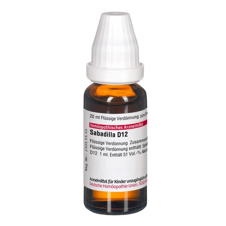 Sabadilla D12 DHU Dilution, 20 ml Lösung