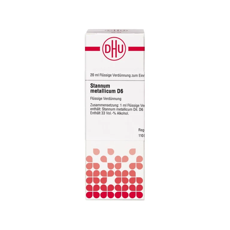 DHU Stannum metallicum D 6 Verdünnung, 20 ml Lösung