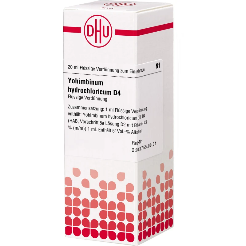 Yohimbinum hydrochloricum D4 DHU Dilution, 20 ml Lösung