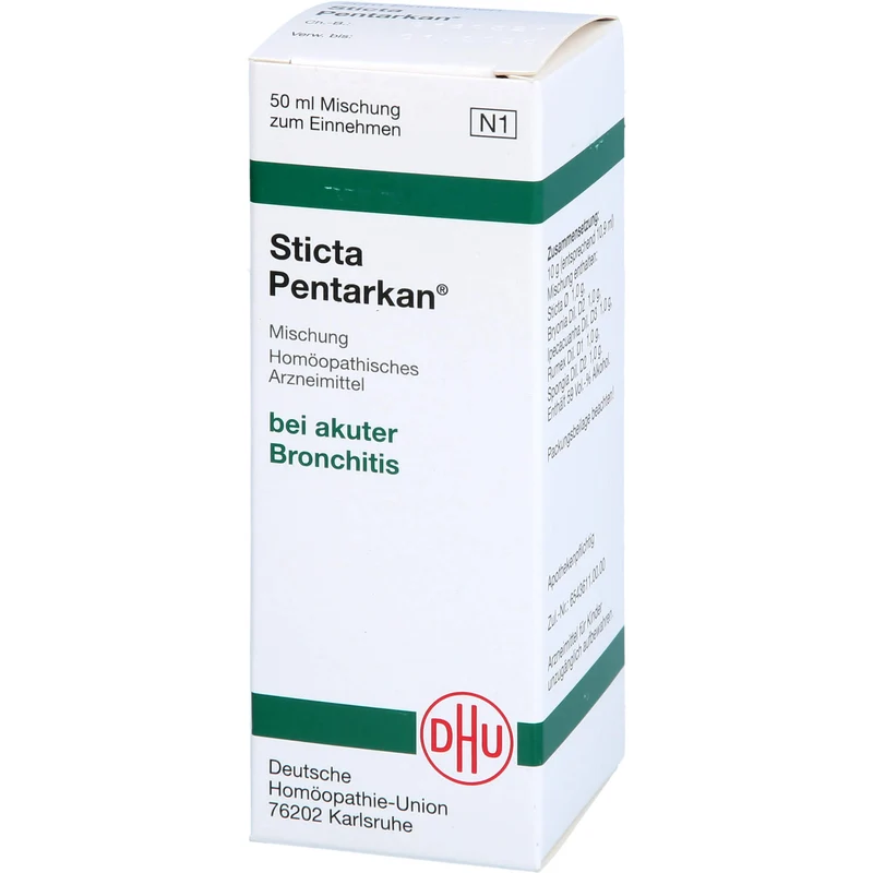 DHU Sticta Pentarkan Tropfen bei akuter Bronchitis, 50 ml Lösung