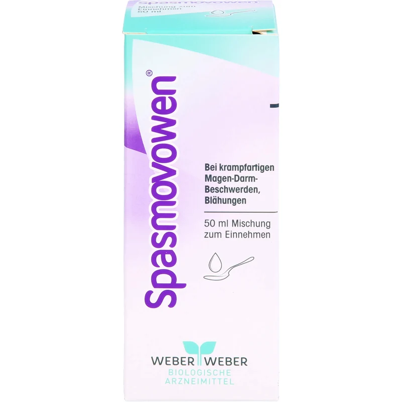Spasmovowen Mischung bei krampfartigen Magen-Darm-Beschwerden, Blähungen, 50 ml Lösung