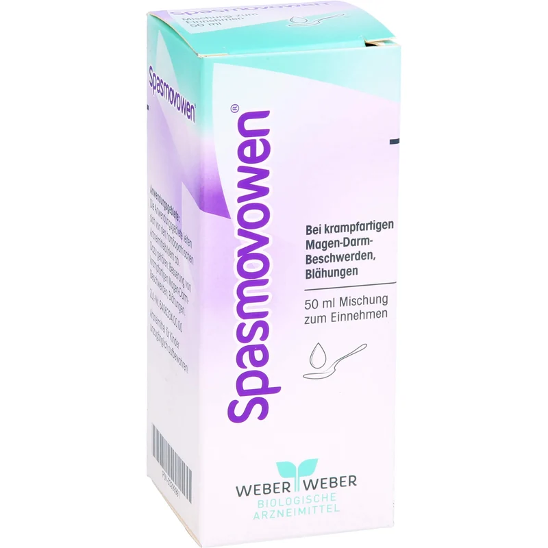 Spasmovowen Mischung bei krampfartigen Magen-Darm-Beschwerden, Blähungen, 50 ml Lösung