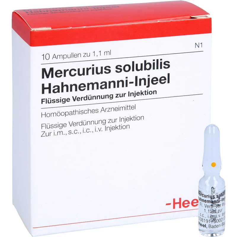 Mercurius solubilis Hahnemanni-Injeel Injektionslösung, 10 St. Ampullen