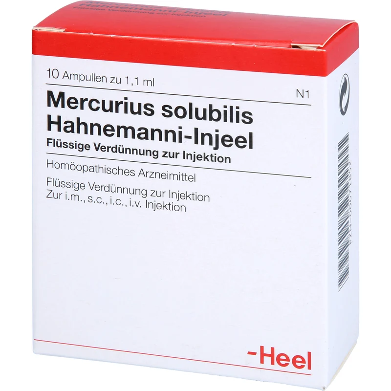 Mercurius solubilis Hahnemanni-Injeel Injektionslösung, 10 St. Ampullen