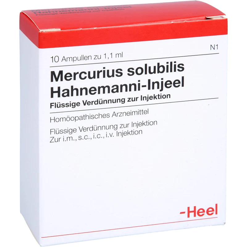 Mercurius solubilis Hahnemanni-Injeel Injektionslösung, 10 St. Ampullen