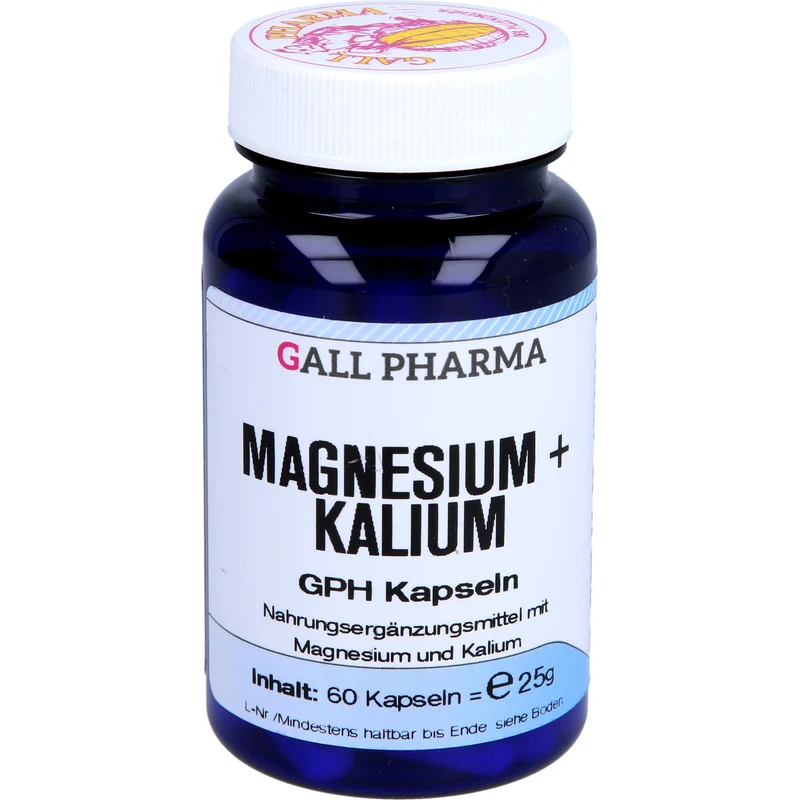 Magnesium + Kalium GPH Kapseln, 60 St KAP