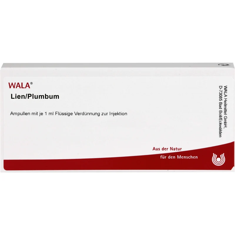 Lien/Plumbum Wala Ampullen, 10X1 ml AMP