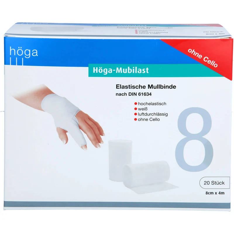 HOEGA MUBILAST o.Cello 8cmX4m, 20 St BIN