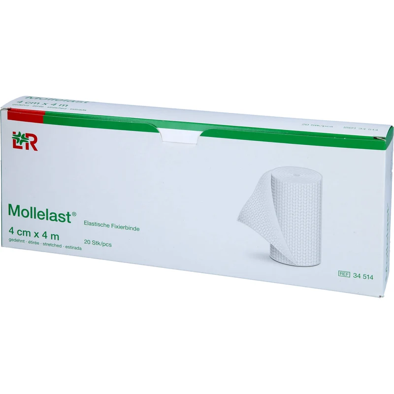 MOLLELAST 4CMx4m WEISS 14410, 20 St BIN