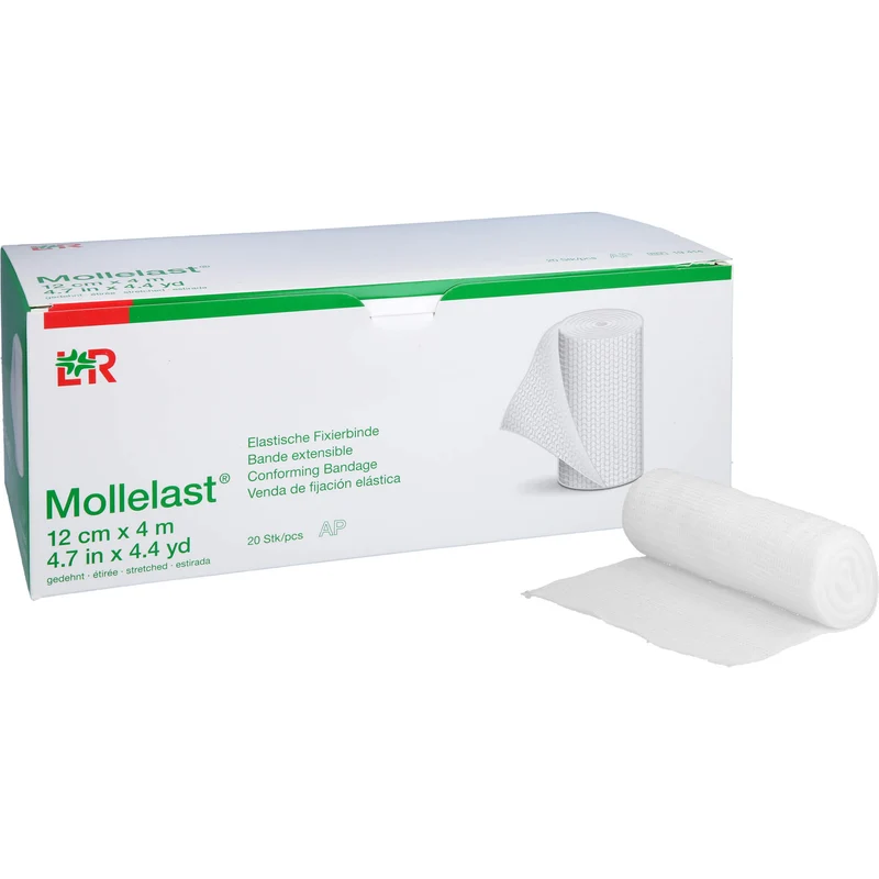 Mollelast Elastische Fixierbinde 12cmx4m, 20 St BIN