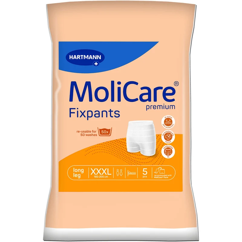 MoliCare Premium Fixpants long leg Gr. XXXL, 5 St