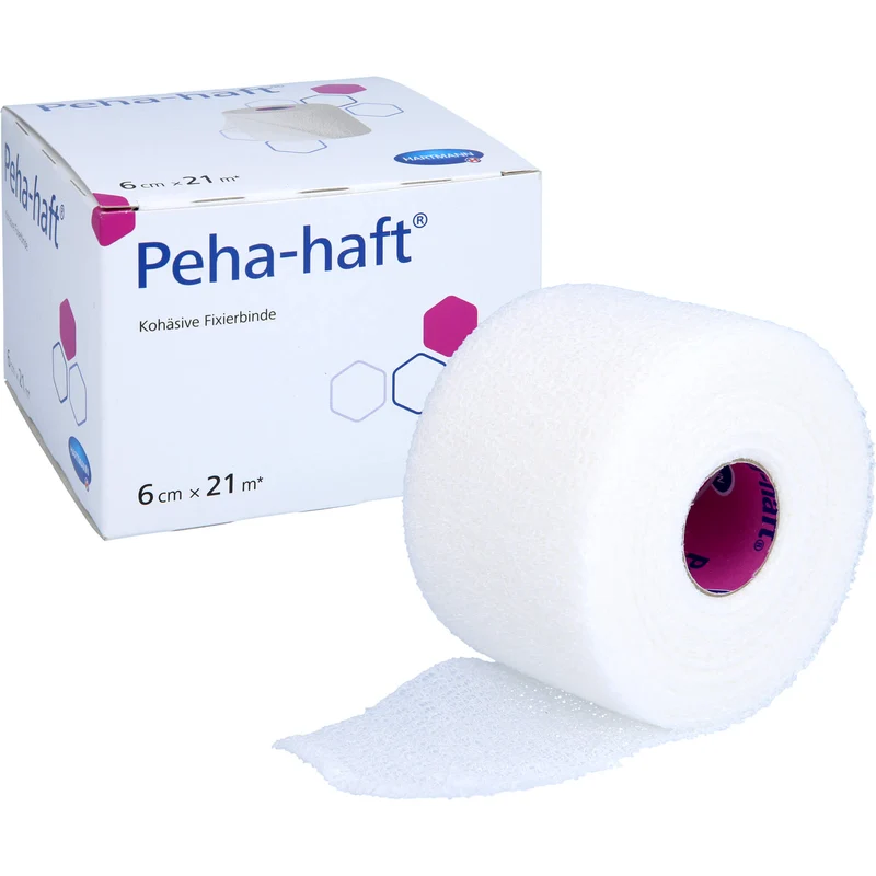 Peha-haft Fixierbinde latexfrei 6cm x 21m, 1 St BIN