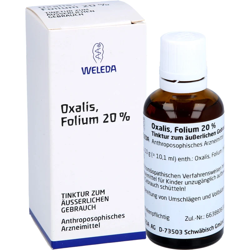 Oxalis Folium 20% äußerlich Weleda Tinktur, 50 ml TIN