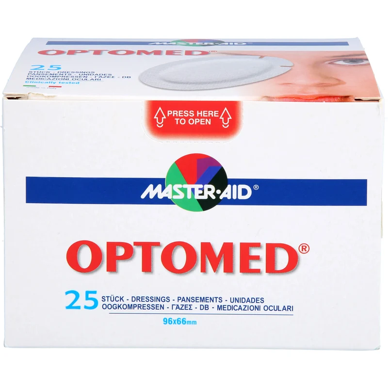 OPTOMED Augenkompresse selbstklebend steril, 25 St KOM