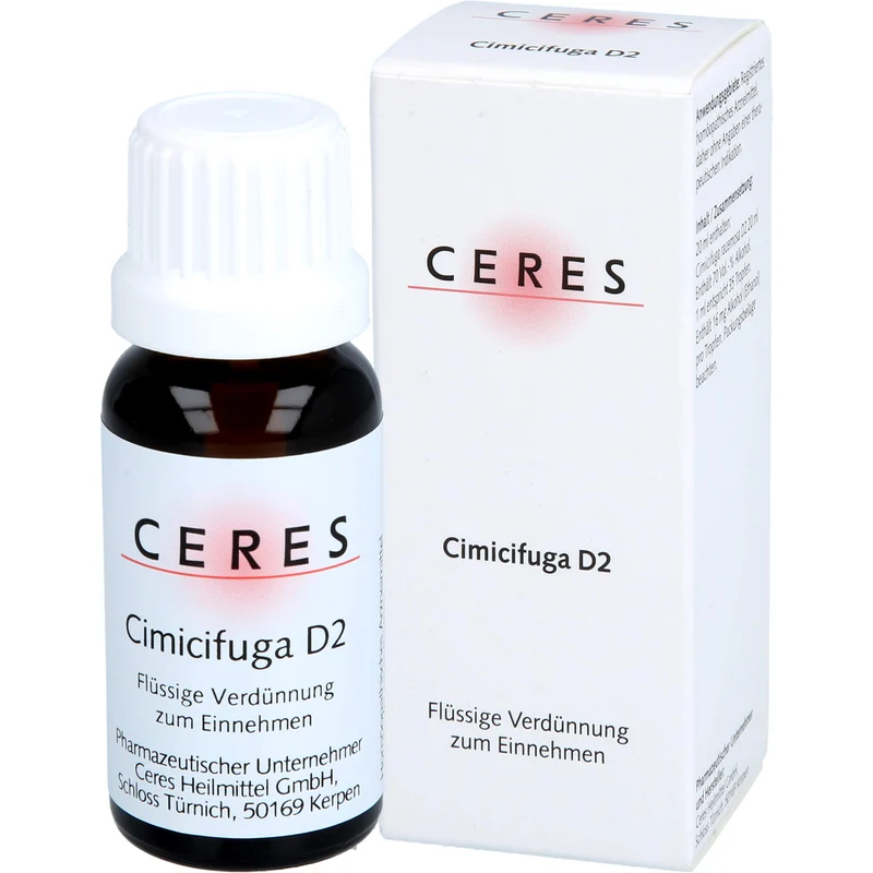 Ceres Cimicifuga D2 Dil., 20 ml Lösung